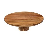 Présentoir à Gâteaux en Bois Acacia 28cm Marron