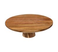 Présentoir à Gâteaux en Bois Acacia 28cm Marron