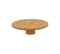 Secret de Gourmet – Présentoir à gâteaux rond Bambou 28 cm Beige