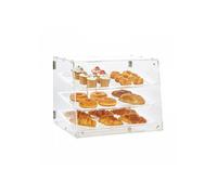 Présentoir à Pâtisserie à 3 Niveaux Vitrine de Boulangerie Transparente en Acrylique Étagère Présentation Pâtisserie Amovible pour