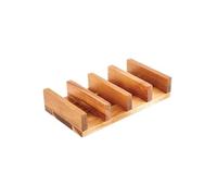 Présentoir à sandwiches en acacia