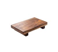 Présentoir à Sushi Bois Réutilisable, S | Surélevé, Rehausseur Table En Bois, épuré, Support, pour service à thé