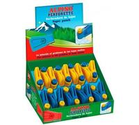 Présentoir avec 30 forets à perforer 1 trou alpino