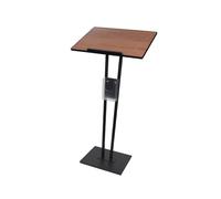 Présentoir avec boîte de rangement, support de podium pour mariages, discours, hôtels, maison, centre commercial, bureau d'information