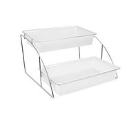 Présentoir Buffet Inox pour 2 Bacs GN 1/1 - Pujadas