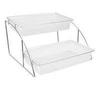 Présentoir Buffet Inox pour 2 Bacs GN 1/1 - Pujadas