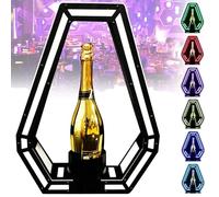 Présentoir de Bouteilles d'alcool à LED 7couleurs, présentateur de Bouteilles de Champagne Brillant avec télécommande, for boîte de Nuit Commerciale, Bar à Domicile