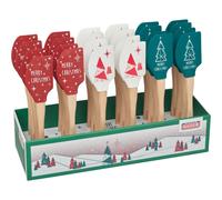 Présentoir de comptoir Kaiser « Xmas » avec spatules à pâte, 24 pièces