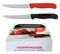 Présentoir de comptoir pour couteaux à tartiner, 20 couteaux/présentoir