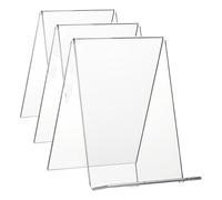 Présentoir de Livre/présentoir de Livre comme Support de Marchandises et présentoir incliné au Format DIN A6 en PLEXIGLAS Original (Lot de 3)