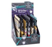 Présentoir de stylos à bille Blanco Oil gel Disney Burton's Nightmare, 36 pièces - PATIO