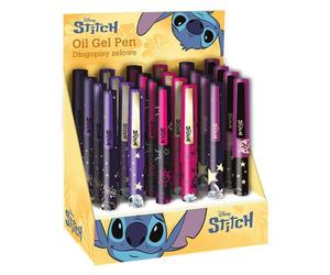 Présentoir de stylos à encre gel Disney Gold Stitch, 24 pièces - PATIO