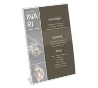 Présentoir de table Déflecto incliné A4 transparent