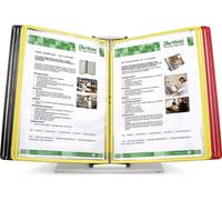 Présentoir de table pour fiches, 10 fiches, assortiment Belgique