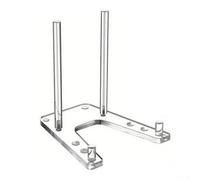 Présentoir en acrylique transparent avec angle réglable et supports de tige sécurisés pour assiettes, photos, invitations d'événements et œuvres d'art