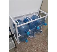 Présentoir en métal avec 2 à 20 compartiments, étagère à collation, support pour carafe d'eau de 18,7 litres, porte-bouteille d'eau