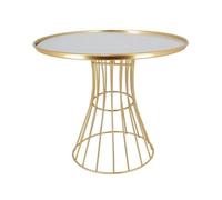 Présentoir gâteaux miroir doré 25 cm