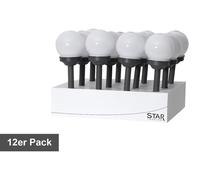 Présentoir LED-Solar-Stab 'Globus', 12 pcs., w/w LED