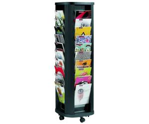 Présentoir mobile colonne 40 cases