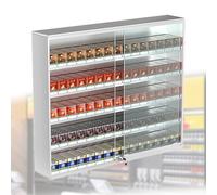 Présentoir mural pour cigarettes - En aluminium - Avec poussoir automatique - Pour supermarchés, dépanneurs