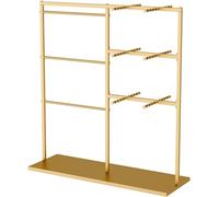Présentoir mural pour vêtements - 150 x 40 x 130 cm - Solution de rangement élégante pour vêtements indépendants et magasins de linge - Design durable et peu encombrant