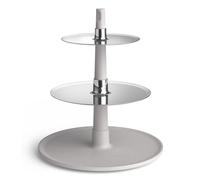 Présentoir PATORE 33 cm, argent, acier inoxidable / béton, Zack