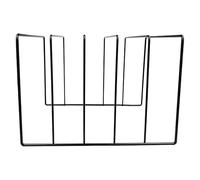 Présentoir pour disques vinyles - Étagère de Rangement de Bureau en Fer | noir - Porte-album moderne - Organiseur de livre durable - Support de bureau - Présentoir pour disque vinyle, l, voir