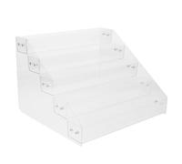 Présentoir Rangement Vertical à Cinq Niveaux pour Comptoir en Acrylique | Cuisine et Points de Vente, Accès Rapide, Optimise L’espace, Visuel Soigné