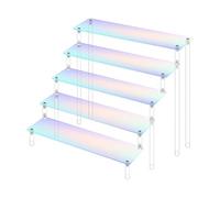 Présentoir Rectangulaire en Acrylique Transparent de 30 Cm pour Objets de Collection, Organisateur de Bureau pour Cupcakes, Figurines et Plus Encore.