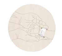 Présentoir réglable pour naissance de bébé personnalisable avec nom et date - Cadeau de fête prénatale