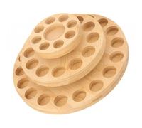 Présentoir Rotatif à 3 Niveaux pour huiles essentielles en Bambou, Support de présentation 39 emplacements, Organiseur pour Table et comptoir