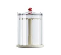 Présentoir rotatif multicouche pour figurines et porte-clés, vitrine avec étui et construction robuste en ABS pour porte-clés de collection et figurines miniatures avec couvercle transparent