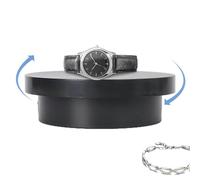 Présentoir rotatif pour bijoux, présentoir rotatif motorisé | Support de tournant réglable Tumbler Turner Base de produit Tourntable tournante motorisée