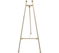 Présentoir sur pied - Chevalet de table - Lot de 2 - Inclinaison réglable - Pieds antidérapants - Structure en fer - Doré