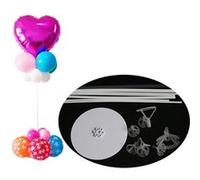 présentoir sur socle pour ballons à air - abc alliance ballons b415a Blanc G