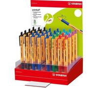 STABILO 6030/32-1 Stylo à bille rétractable STABILO pointball, présentoir en carton de 32 pièces