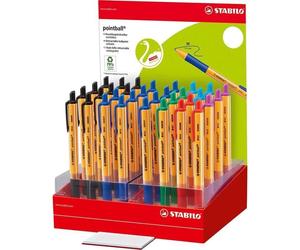 Presentoir x 32 stylos-bille STABILO pointball