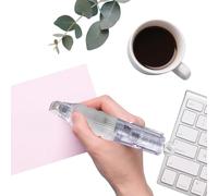 Press Type Glue, Erasable Craft Pen, Adhesive Aid with Quick Dry Effect, Scrapbook Helper with Durable Grip, 15 x 6,5 cm Catégorie Papeterie, Colle de bricolage pour débutants, professionnels, école
