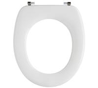 Pressalit 2000 abattant de WC avec charnière universelle verticale inox UN3 blanc 49000-un3999