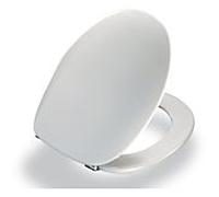 Pressalit 2000 WC 124000-UN3999 Charnière univerticale UN3, acier inoxydable, blanc , avec couvercle, standard