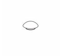Pressalit Couvercle tampon A4075 rond, gris, pour siège WC Sway D