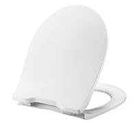 Pressalit Objecta Pro WC siège 990011-DF7999 charnière fixe DF7, Inox , polygiene blanc, avec revêtement, standard