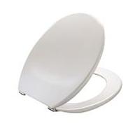 Pressalit Objecta WC siège-54011 D43999 blanc Polygiene, avec couvercle, standard, plug-in D43 de charnière, en acier inoxydable