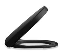 Pressalit P3 abattant WC - 35x40.8cm - forme D - softclose - noir 684001-d38999