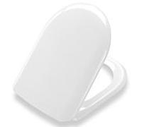 Pressalit WC siège 104000-B33999 blanc , blanc fixe B33, acier inoxydable, avec couvercle, standard