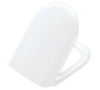 Pressalit WC siège 104030-B33999M blanc noble, charnière fixe B33, Inox , avec revêtement, standard