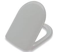 Pressalit WC siège 104052-B33999 manhattan, charnière fixe B33, acier inoxydable, avec couvercle, standard