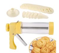 Presse à biscuits - Machines à biscuits Spritz, outils de cuisson | Machine à biscuits avec embouts de glaçage, presse à biscuits avec disques de presse à biscuits pour faire des churros, du chocolat