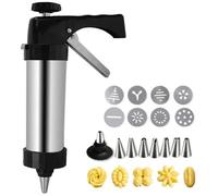 Presse à Biscuits - QJRRX - Machine en Acier Inoxydable - 8 Disques - Outils de Décoration - Professionnelle