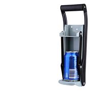 Presse à cannette, 16 oz Broyeur de canettes en acier inoxydable Ouvre-bouteille intégré presse-canette à bière avec bras de levier outil de recyclage pour montage mural